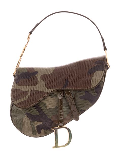 christian dior camo bag